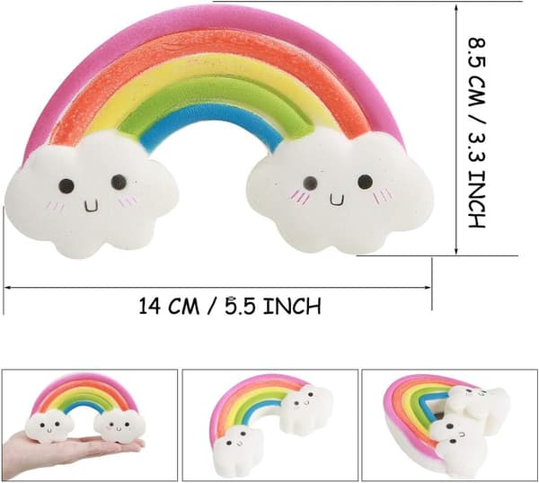 Rainbow Bridge Langsomt Stigende Kawaii Blødt Legetøj
