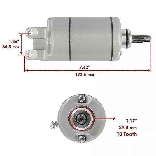 Startmotor för ATV TRX300 281cc ATC250ES Big Red 246cc