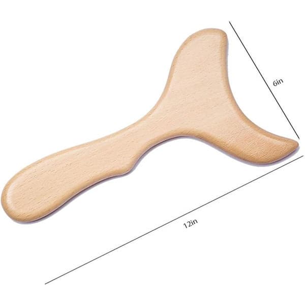 Træ Gua Sha-værktøj Rygmassagebræt Egnet til Cellulite