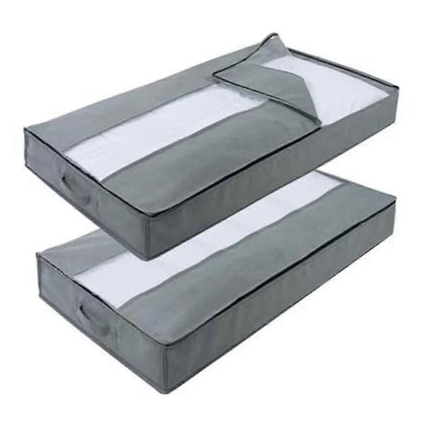 2 kpl sängynaluslaatikko järjestäjä LIGHT GRAY