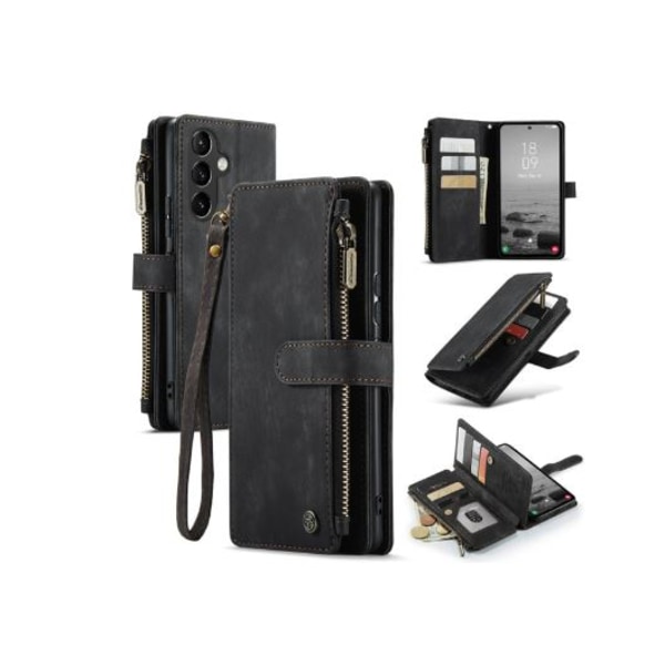 Caseme c30 lommebokdeksel for iPhone 13 svart black