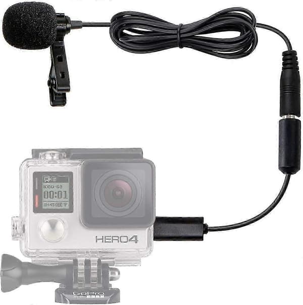 2025 Seneste Model 100 Clip-on Lavalier Mikrofon Kompatibel Med Gopro