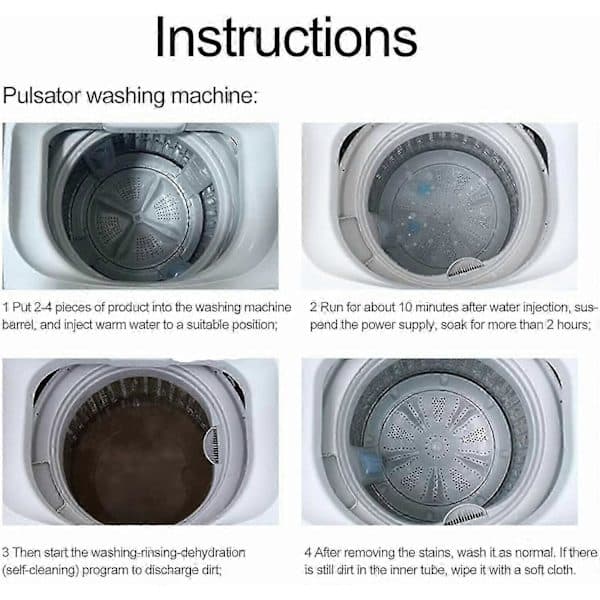 Finally Fresh Washing Machine Cleaner - Powerful Deep Cleaning and Odor Removal, Laundry Products for HE Front-Load & Top-Load Washing Machines...