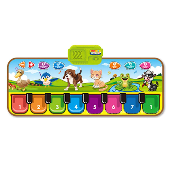 Baby Music Piano Mat Toy Instrument Gaveleke for spedbarn Hjerneutvikling Style 10