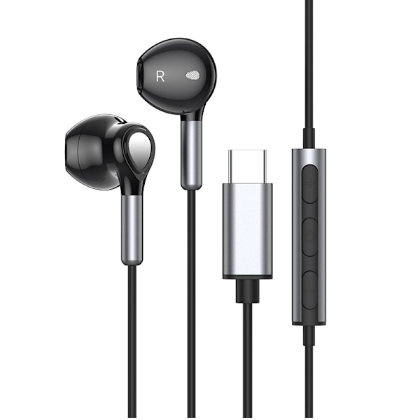USB-C Kuulokkeet Samsung Galaxy S23 Ultra S22 S21 FE S20 A53 A54 USB-C Kuulokkeet Black