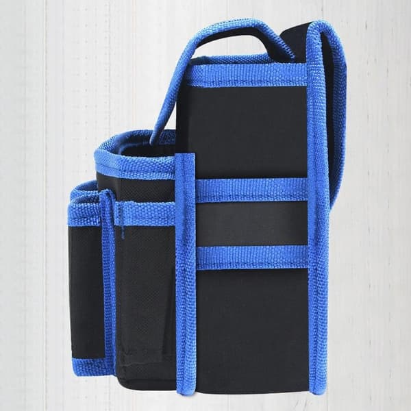 Professional Tool Pouch, Tool Bag, Electrician Tool Belt, Tool Holder Belt (Blue)