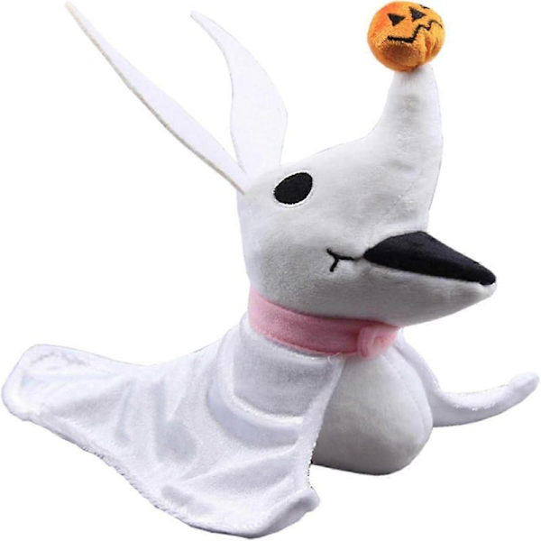 Nightmare Becompatible e Christmas Leker Gresskarkonge Jack Skellington & Zero Plysjdukker (Zero 8')