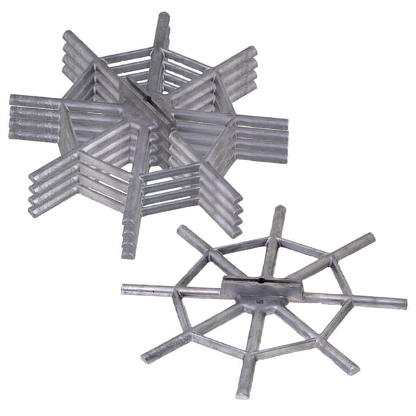 5 STK Sølv Resonatorgitar Edderkoppformet Brodeksel 235mm Dia DIY