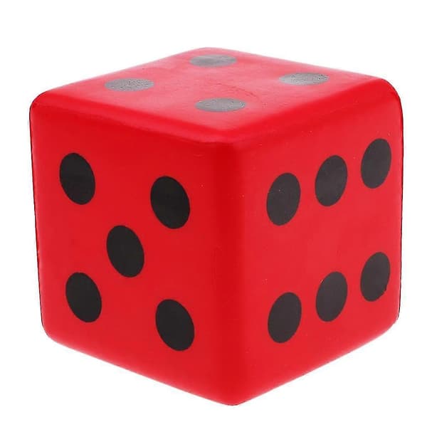 25-26 2-5 stk. Svampterninger Skum Prikkterninger Spill for Matematikkundervisning Leketøy 2 stk.
