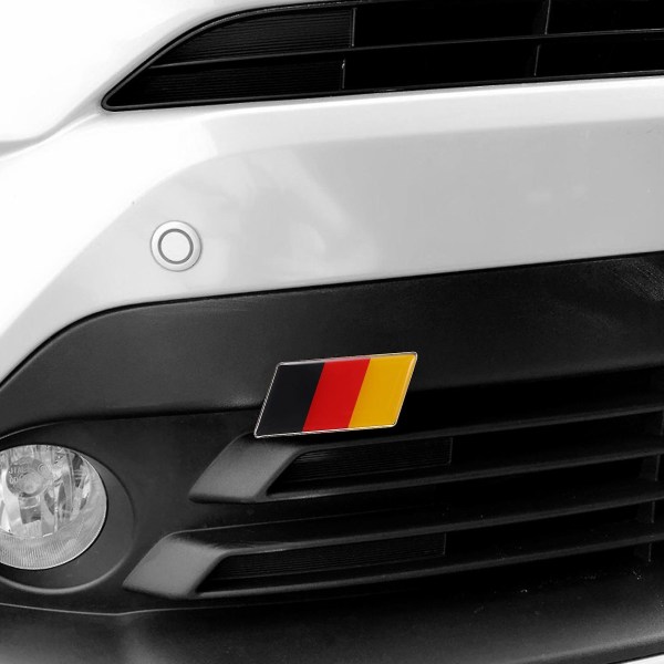Tyska flaggan Emblem Badge Sticker Främre galler stötfångare för bil