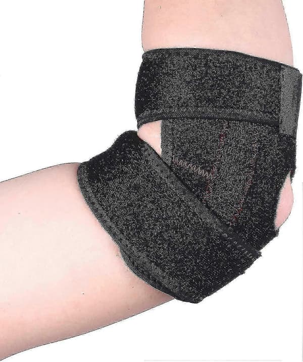 Stöd för tennisarmbåge med justerbar rem för smärtlindring och kompression