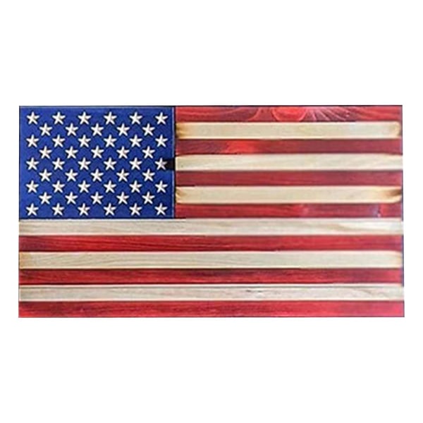 American Flag Challenge Myntstativ Flerlags trevegghengende medalje Myntdisplaystativ Holder Skrivebordsdekorasjon Tianyuhe
