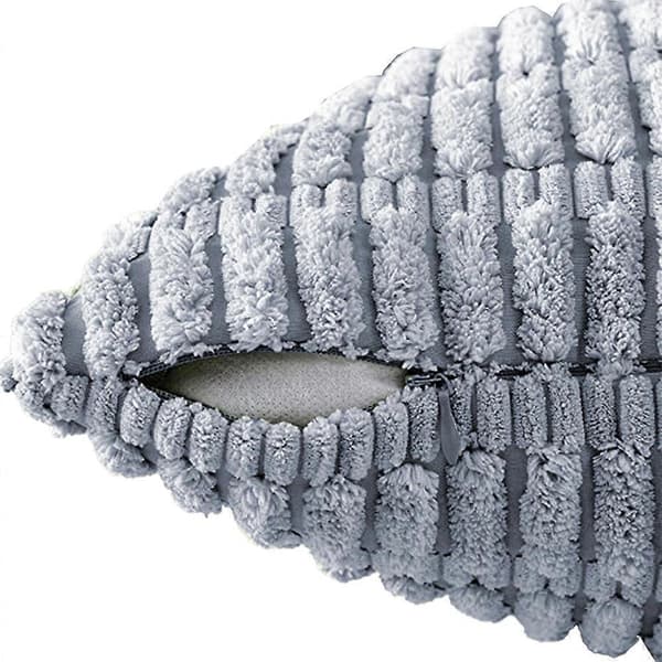 Putetrekk 2 stk Boho dekorative pynteputetrekk Rustikk moderne gårdshus Gray blue One Size
