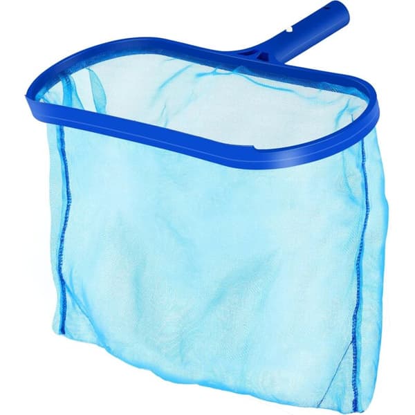 Professionel poolskimmer - Finmasket net - Velegnet til spa, pool, springvand, dam - til rengøring af poolblade og snavs (blå) Blue