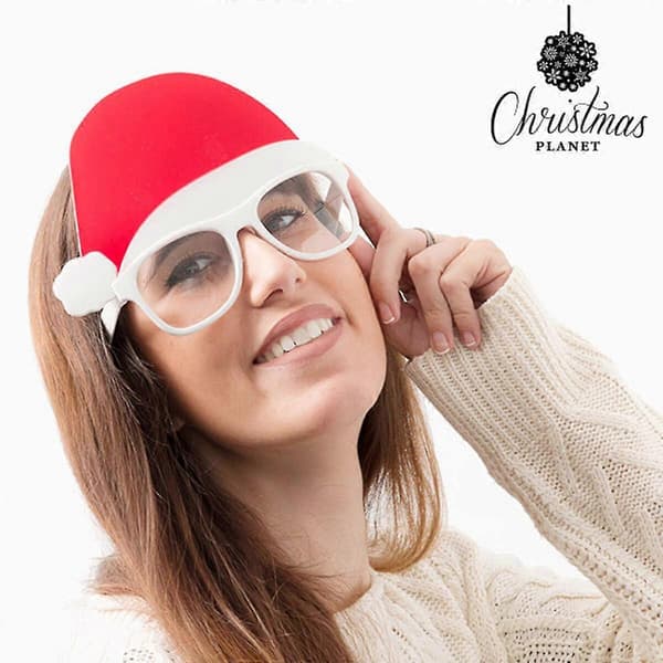 Julplanet jultomteglasögon och hatt