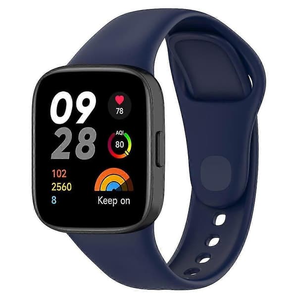 21,5 mm urrem til Redmi Watch3 silikone sportsurrem Blue