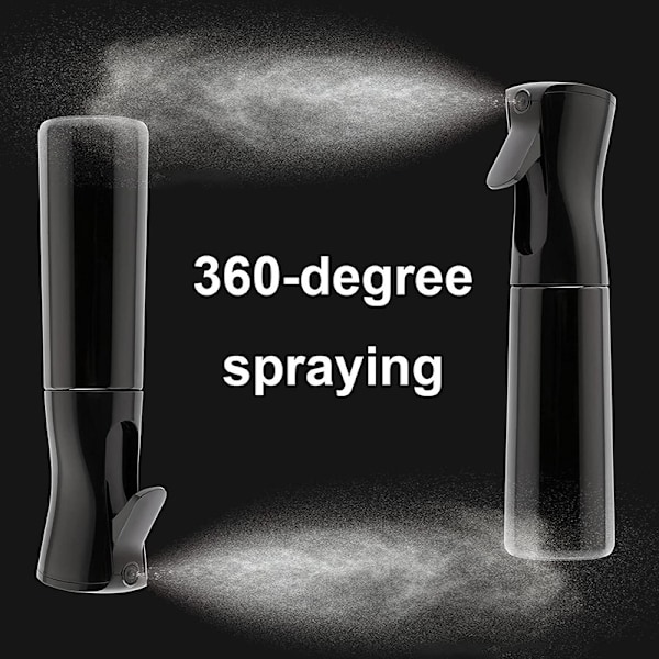 200 ml vattensprayflaska för frisör Återanvändbara lätta vattensprutor för hårstyling Transparent