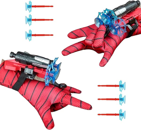 S-pider-Man Net Shooter til Børn – Skyder sugekopsprojektiler ud