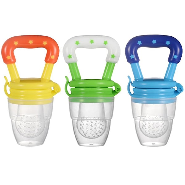 yyhh Baby Frugt Feeder Sutte 3Pack-Frisk Mad Feeder stil 4