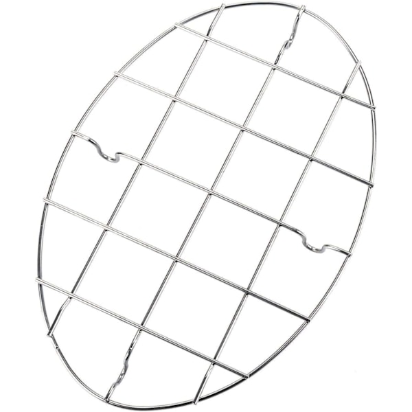 Jäähdytysteline ruostumattomasta teräksestä, paksu lankateline leivontaan, jäähdytykseen, grillausteline, keittiöväline 1 kpl (25 x 17 x 2 cm)