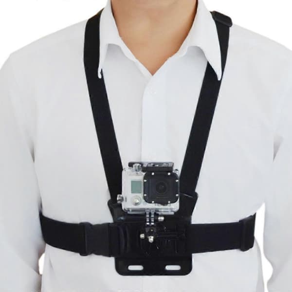 Matkapuhelimen rintavaljaat pidike pyörivällä puhelinpidikkeellä Black One Size
