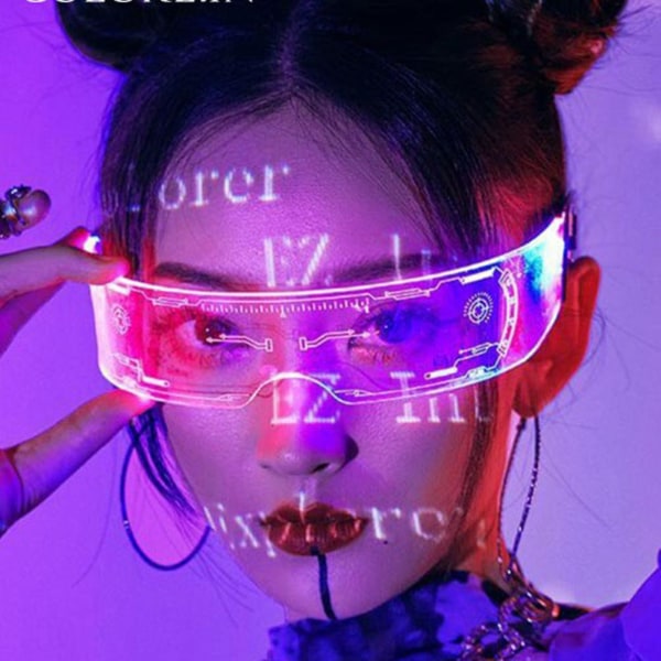 Led Briller Teknologi Sensing Forhindrer Slip Fargerike Light Up Glass For Bar Club Party
