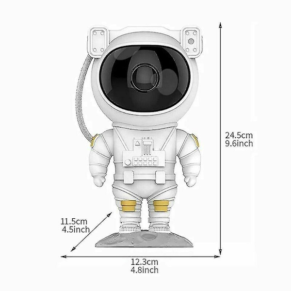 Astronaut Stjerne Galaxy Projektor Natlampe Rum