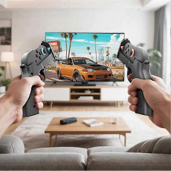 2 STK Skydespilspistol til Switch 2 Venstre og Højre Controller Skydepistol Håndgreb til NS2 Gaming Tilbehør