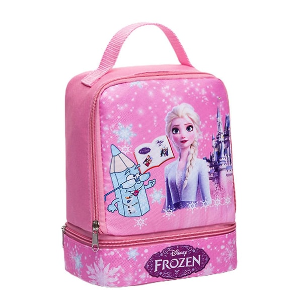 Frozen Princess Cartoon -lounaskassi Piknik-ruokakassit Uudelleenkäytettävät D