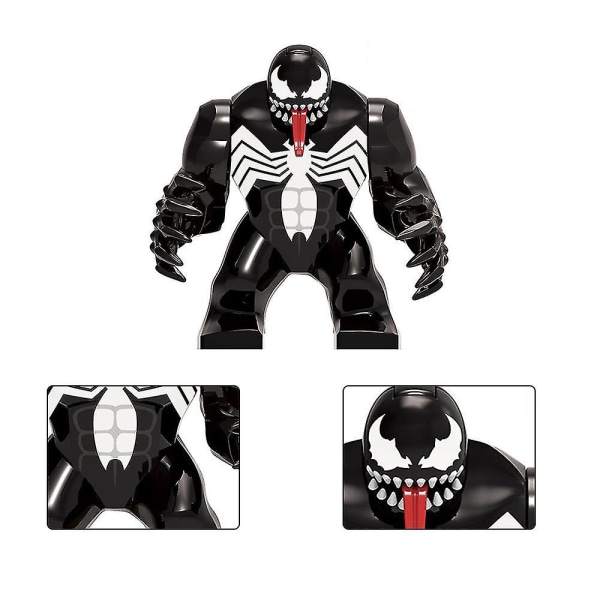 Venom figurleksak Actionfigurer leksakspresenter för barn Födelsedagsdekor 7cmx1911