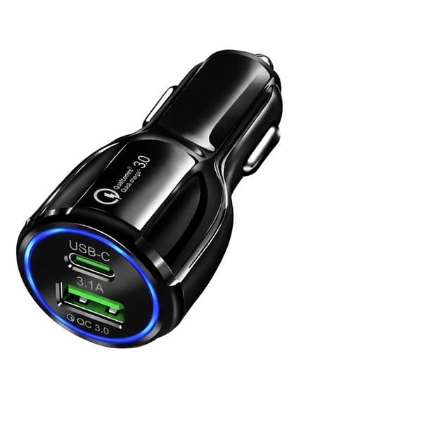 Billader Hurtig Opladning 3.0 iOS/Android 35W For Car