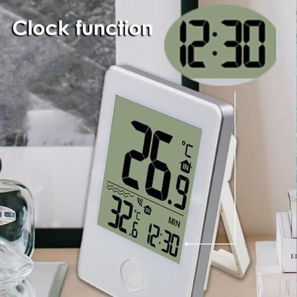 Flydende Trådløst Pooltermometer, Digitalt Tilsluttet Pooltermometer med LCD-radiomodtager, Rækkevidde op til 60