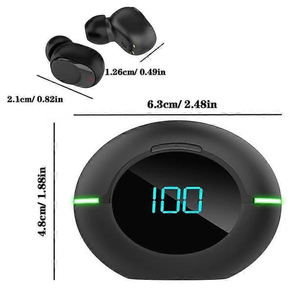 Trådlöst Bluetooth-headset Sömn Brusreducerande Sport Vattentätt Smartphone Bluetooth-headset