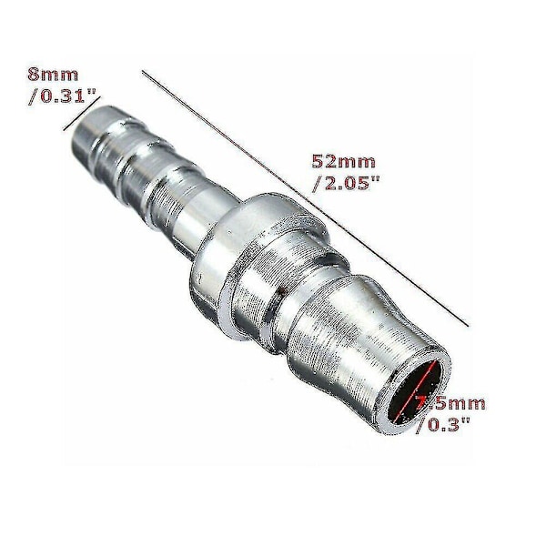 4x 8mm kaasuputken kuparisuutin pikaliitin matkailuautoon