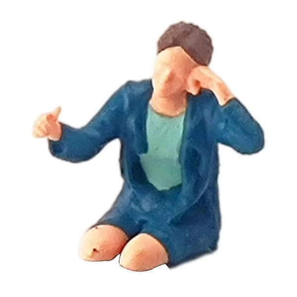 2st 1:64 Skala Figur Förare Scen Kit Dekoration
