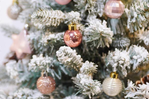 33 stk. julekugler til julefrokost og bryllup Pink One Size