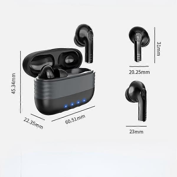 Langaton Bluetooth-kuuloke, in-ear Bluetooth-kuuloke White