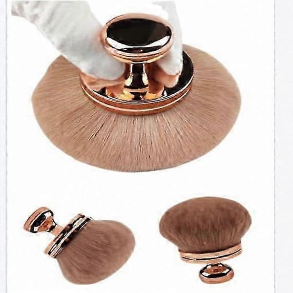 Rose Gold Makeupbørste til Udtoning og Udjævning - Stor Kropsbørste til Problemfri Påføring