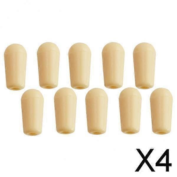 4x 10kpl 3,5 mm:n kytkimen nupit, kärkinappi, beige ST SQ:lle