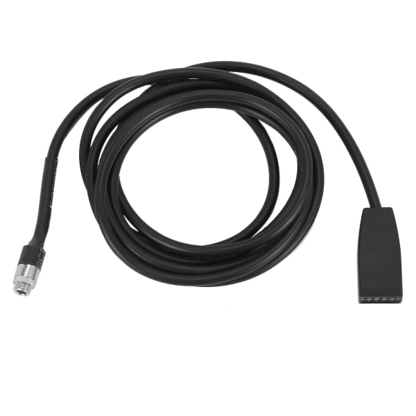 Högkvalitativ svart 10 stift 3,5 mm uttag bil USB aux in adapterkabel för E39 E53 Bm54 X5 E46