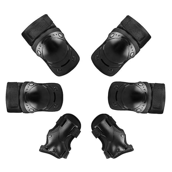 Barn/Ungdomsskyddsutrustning - Knäskydd Armbågsskydd Handledsskydd Set