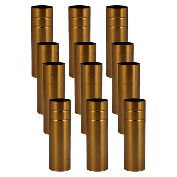 12 x kattokruunun kynttilänsuojaholkit 8 x 2,5 cm E14-lampunpitimelle