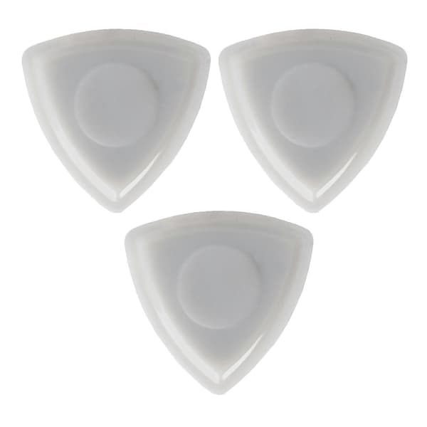 3 stycken LED-gitarrplektrum Ukuleleplektrum Halkfritt för gitarrnybörjare Presenter white light
