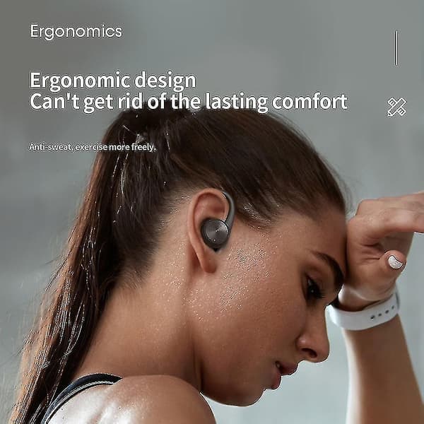 Trådlöst Bluetooth-headset för sport white