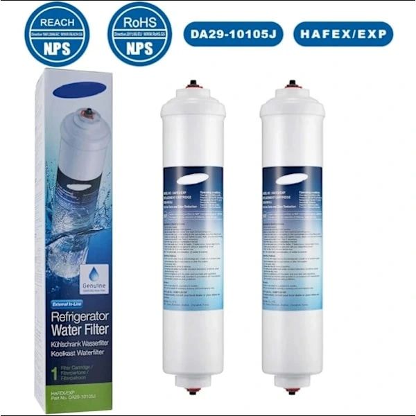 2 kpl Samsung DA29-10105J HAFEX / EXP WSF-100, DA99 02131B, EF9603, HAIER LG Jääkaapin vedensuodatin (PA)