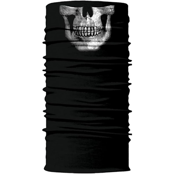 Unisex Multifunktionell Huvudband Bandana Halskrage för Sport och Utomhusaktiviteter Fester Halloween och Karneval - Skalle Bones