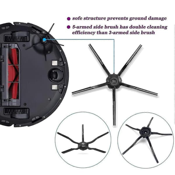 Tilbehør Reservedelssæt kompatibelt med Xiaomi Roborock S5 Max S6 Max S6