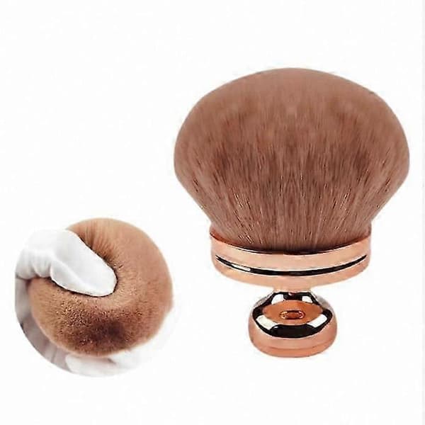 Rose Gold Makeupbørste til Udtoning og Udjævning - Stor Kropsbørste til Problemfri Påføring