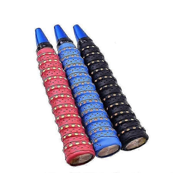 Sklisikkert svetteabsorberende racketgrepstape for tennis, badminton, squash Black
