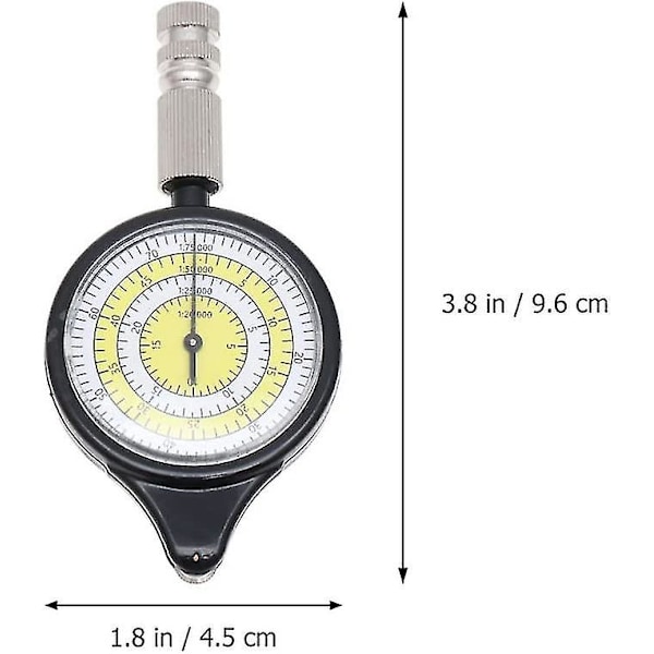 Mini udendørs nøjagtig professionel kortlægningsværktøj afstandsberegner feltkort måleværktøj (1 stk.)